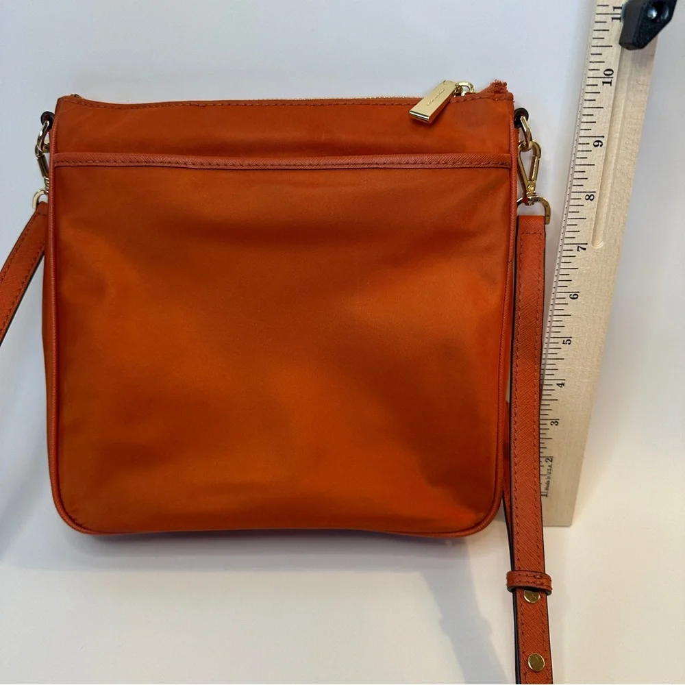 Jet Set Large Nylon Gabardine Messenger Bag Deep‎ Orange Crossbody 32H9GT9C3C